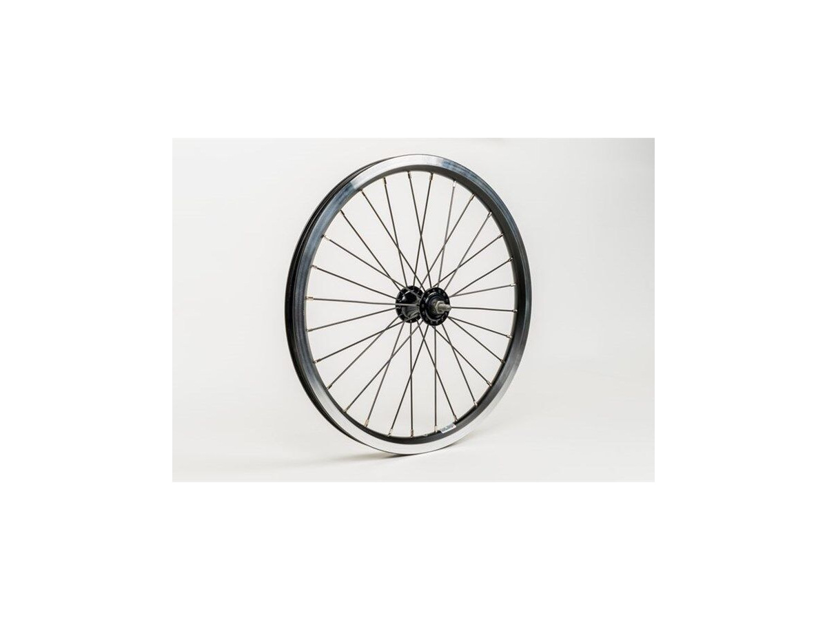 BROMPTON Black Edition Front Wheel - Superlight click to zoom image