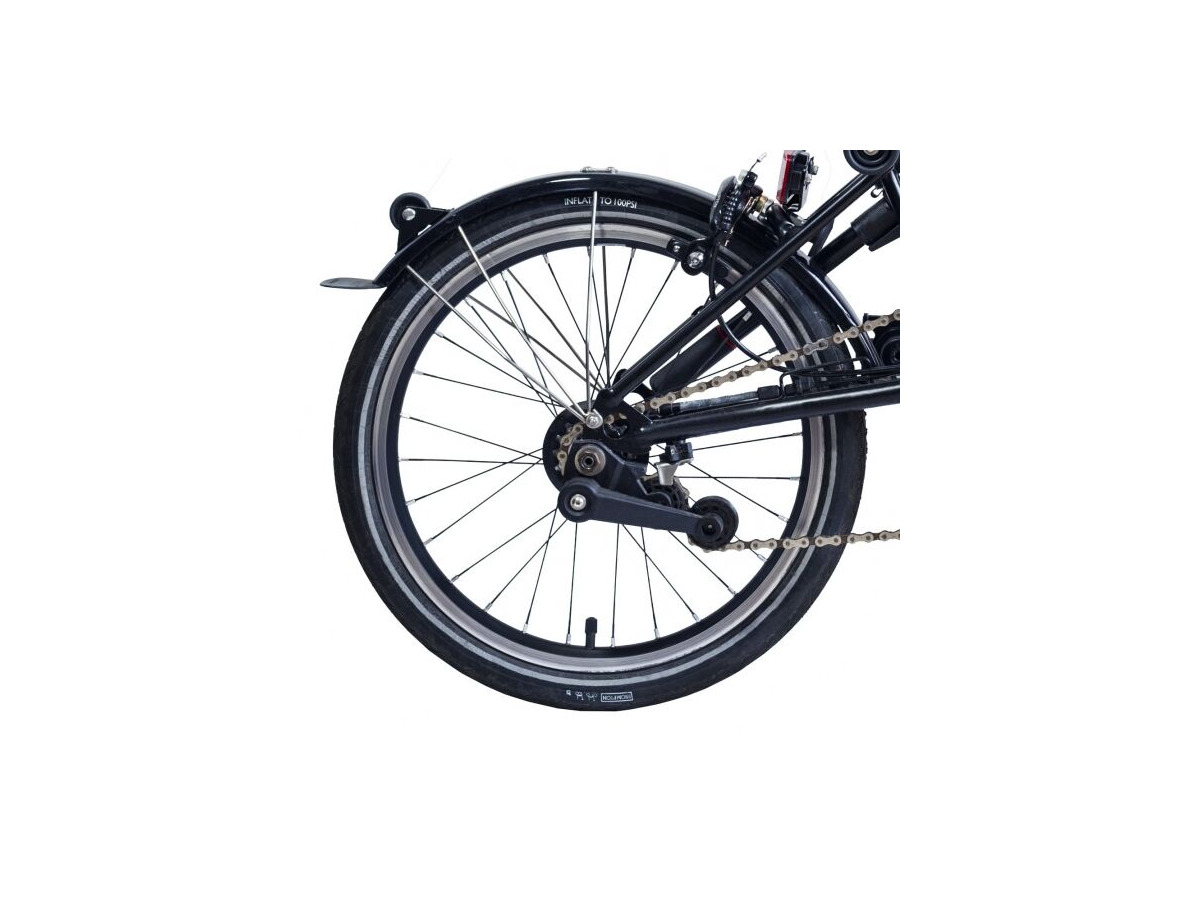 BROMPTON Black Edition 1 or 2 speed rear wheel click to zoom image