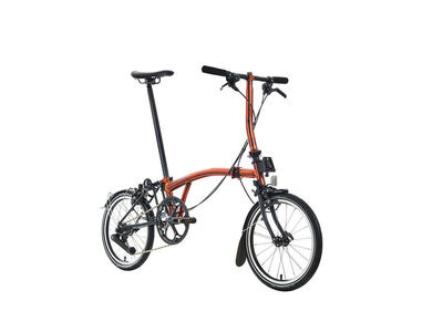 BROMPTON P-Line - 4 Speed - Low Handlebar - Premum Colours  Flame Lacquer  click to zoom image