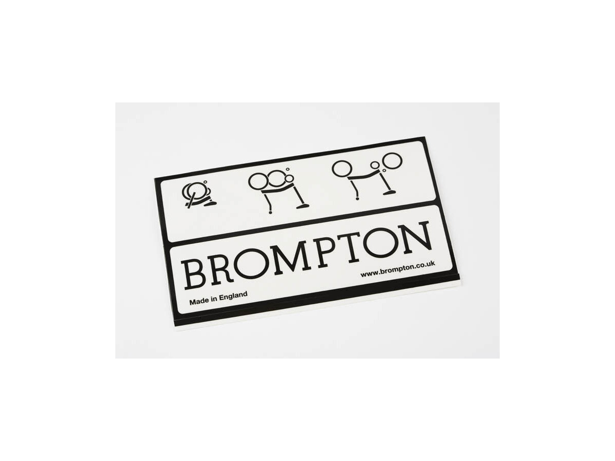 BROMPTON Frame Decal click to zoom image