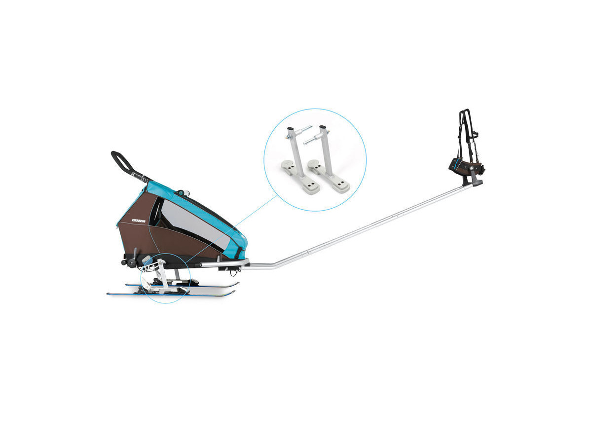 Croozer Trailers Ski Adapter Kit Without Skis click to zoom image