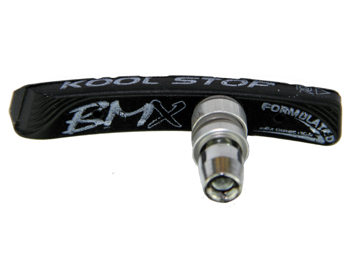 Kool Stop BMX Threaded Contoured Black click to zoom image