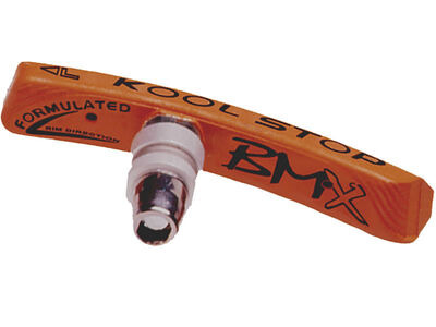 Kool Stop BMX Threaded Contoured Salmon (Wet &amp; Muddy)