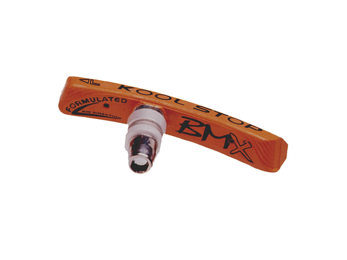 Kool Stop BMX Threaded Contoured Salmon (Wet & Muddy) click to zoom image