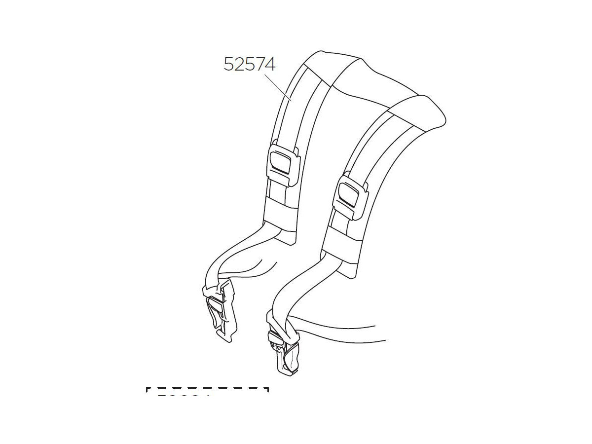 THULE Harness for RideAlong Mini click to zoom image