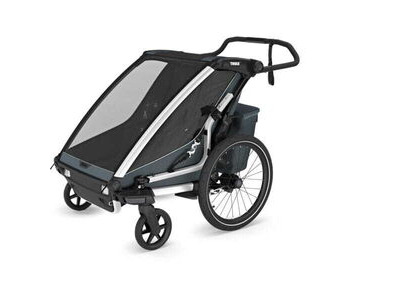 THULE Chariot Cross 2 Double child carrier with cycling and strolling kit click to zoom image