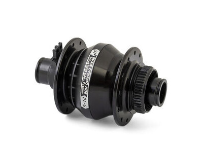 SP PL-6 Power Dynamo Hub Front - 6V-3W - 15x100mm Thru-Axle type. Centrelock Disc. For 26"/700c wheels Black