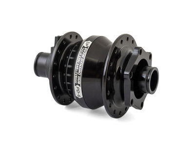 SP PD-6 Power Dynamo Hub Front - 6V-3W - 15x100mm Thru-Axle type. 6-Bolt Disc Mount. For 26"/700c wheels Black 32H Black  click to zoom image
