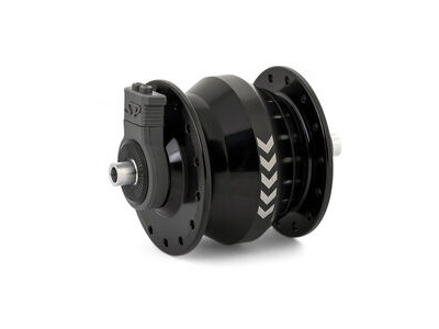 SP SV-8FC Small Dynamo Hub Front - 6V-3W - 7.9mm QR (Suit Brompton). 74mm OLD, No Offset, for 20" Wheels 28H