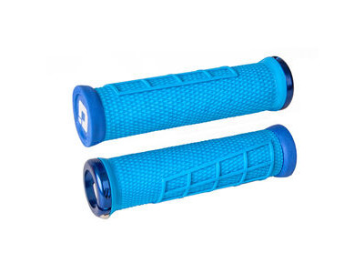 ODI Elite Flow MTB Lock On 130mm 130 mm Blue  click to zoom image
