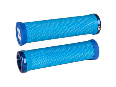 ODI Elite Motion MTB Lock On 130mm 130 mm Blue click to zoom image