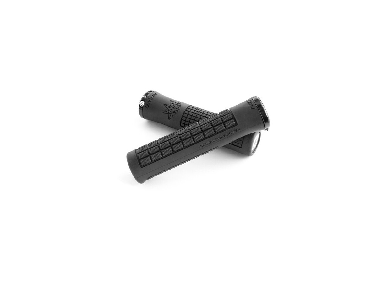 ODI Bjorn MTB / BMX Lock On Grips 135mm - Black (made from recycled grips) click to zoom image