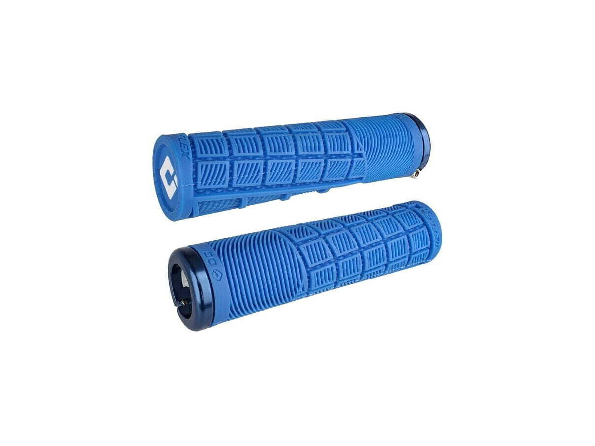 ODI Reflex MTB Lock On Grips 135mm - Blue click to zoom image