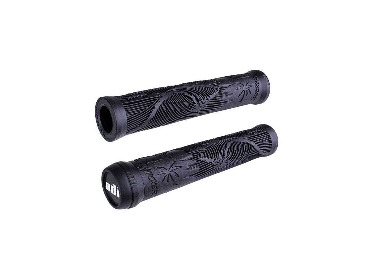 ODI Hucker BMX Grips NO Flange 160mm - Black click to zoom image