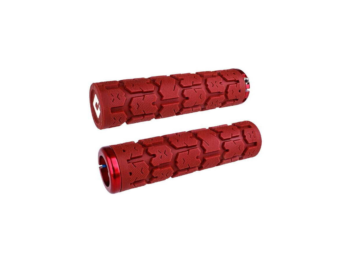 ODI Rogue v2.1 MTB Lock On Grips 135mm - Dark Red click to zoom image