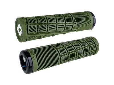 ODI Reflex XL MTB Lock On Grips 135mm - Army Green