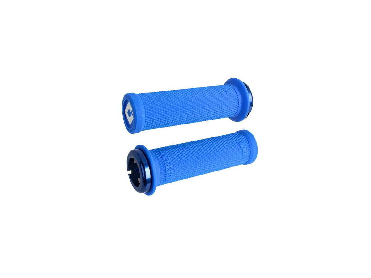 ODI Ruffian Mini BMX Lock On Grips 110mm - Blue click to zoom image