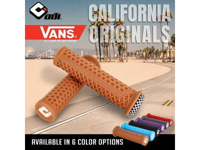 ODI Vans v2.1 MTB Lock On Grips 135mm - Graphite click to zoom image