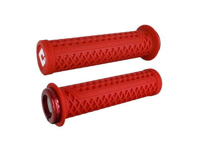 ODI Vans v2.1 MTB Lock On Grips 135mm - Red