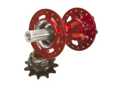 HALO DJD Supa Drive Rear Hub 32H Red  click to zoom image