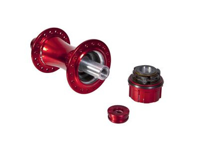 HALO MXRC Rear Race Hub 32H Red  click to zoom image