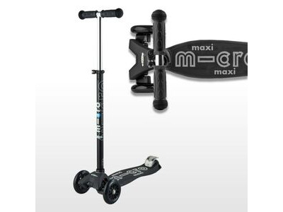 MICRO Maxi Micro Deluxe Scooter  Black  click to zoom image