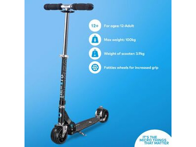 MICRO Micro Rocket Scooter  Black  click to zoom image