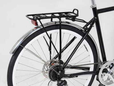 M-PART City AVS Adjustable Rear Disc Pannier Rack black click to zoom image