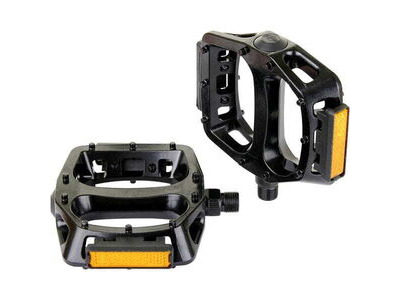 M-PART Essential Alloy platform pedals with moulded pins, 9/16 inch thread