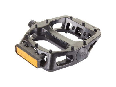M-PART Essential Alloy platform pedals with moulded pins, 9/16 inch thread click to zoom image