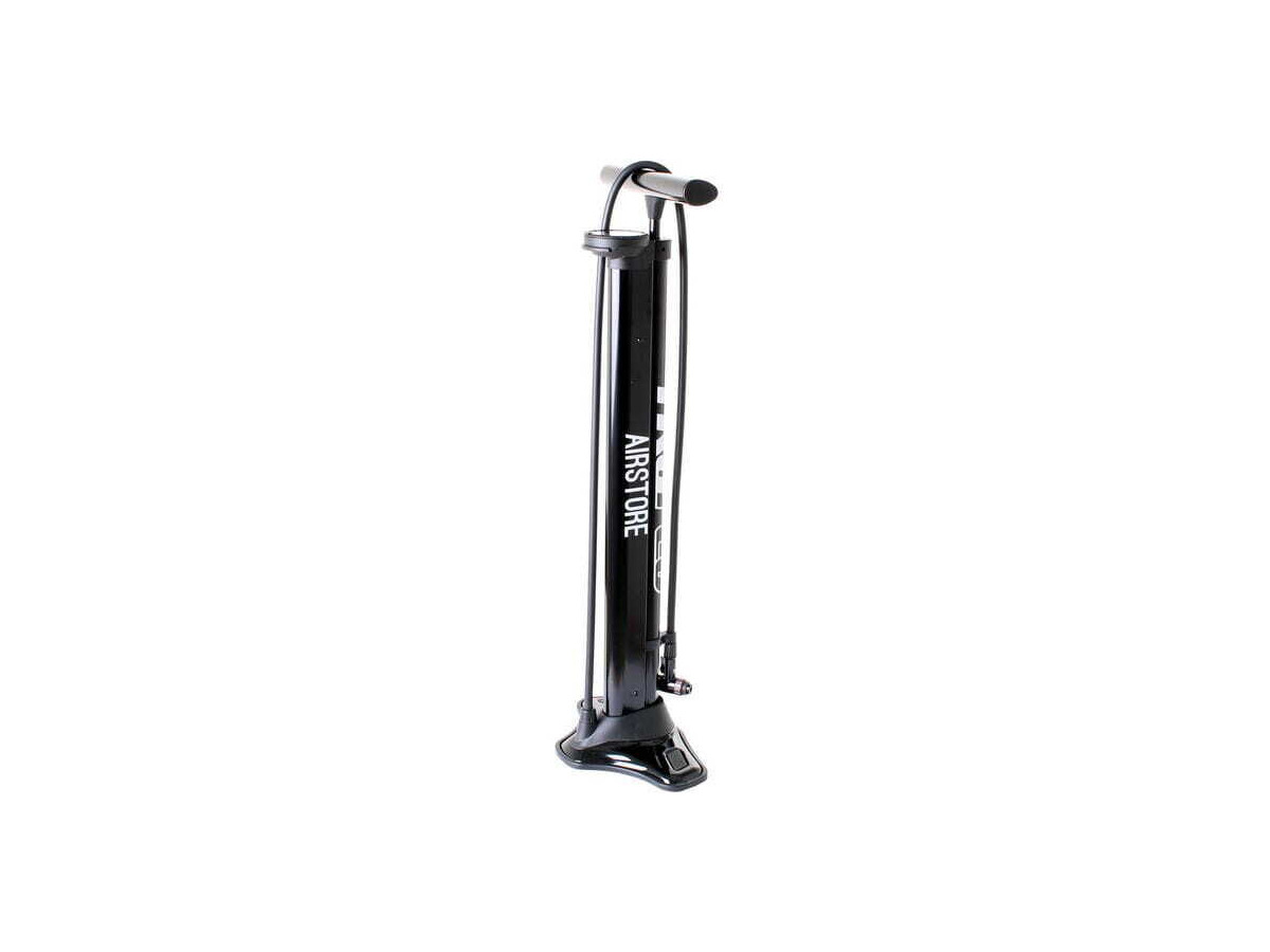 TRUFLO Airstore track pump with auxillary storage cylinder for tubeless tyres click to zoom image