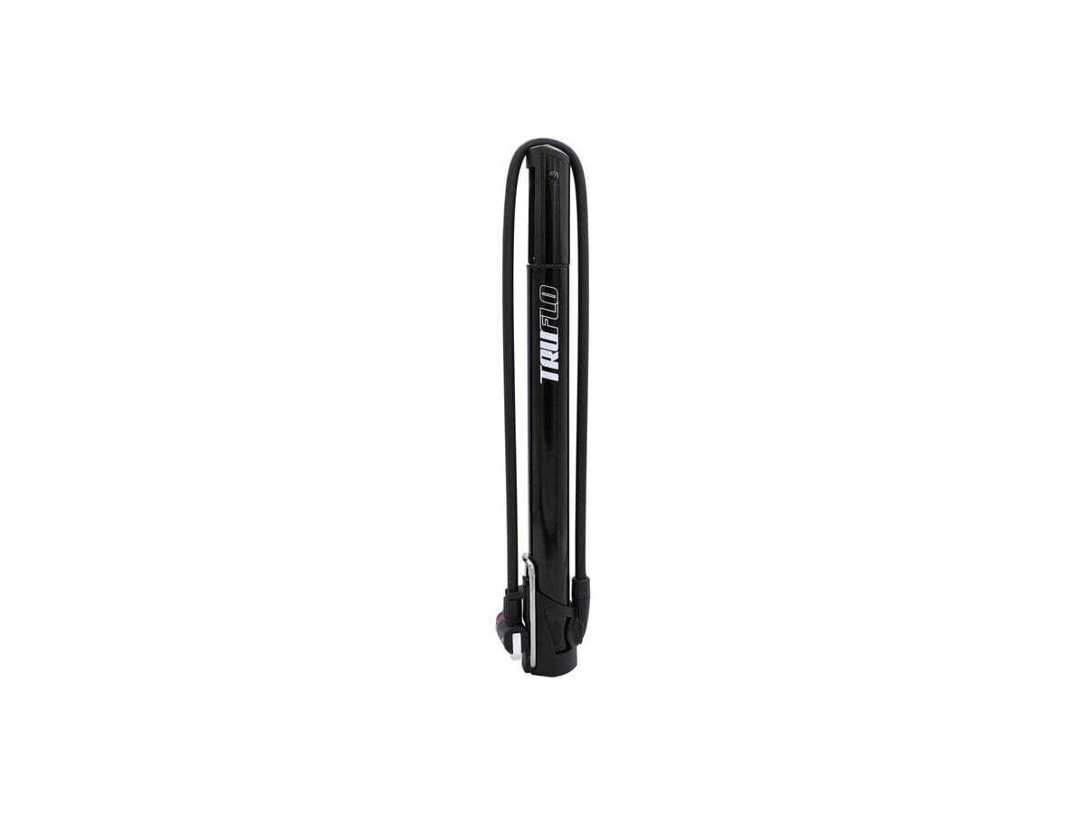 TRUFLO Air Flow MiniTrax CNC Mini Floor Pump with Extra-long hose, black click to zoom image
