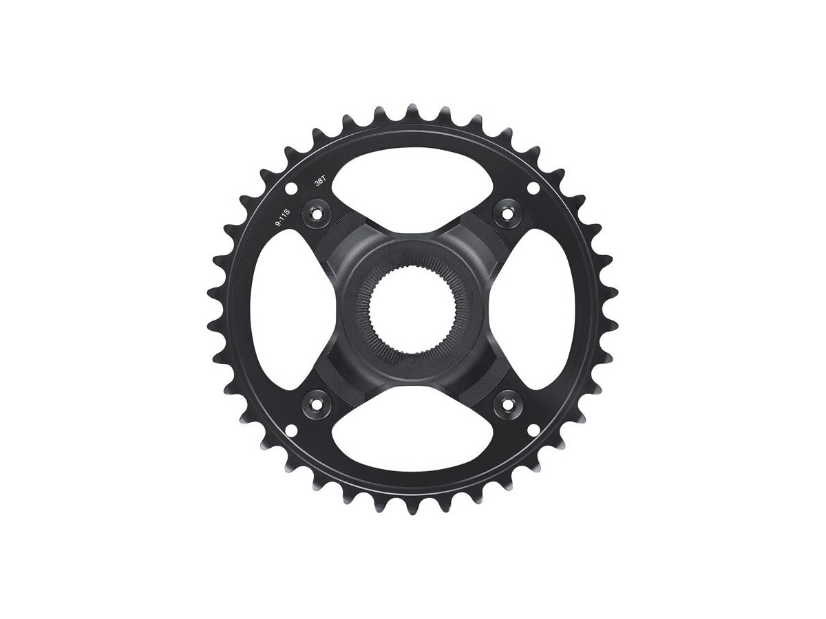 SHIMANO STEPS SM-CRE70 chainring, 38T for chainline 50 mm, without chainguard, black click to zoom image