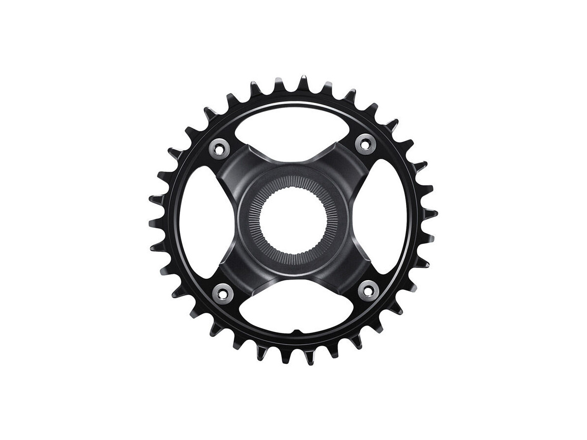 SHIMANO STEPS SM-CRE80-12-B chainring, 36T for chainline 53 mm, without chainguard, black click to zoom image