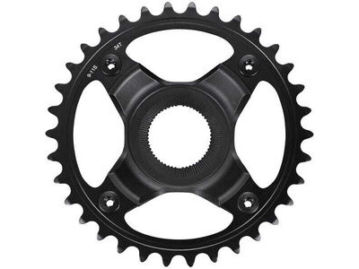 SHIMANO STEPS SM-CRE70-B chainring, 11-speed, 34T without chain guard, for chain line 55 mm