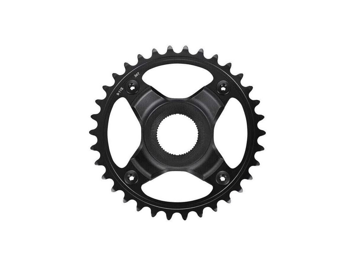 SHIMANO STEPS SM-CRE70-B chainring, 11-speed, 34T without chain guard, for chain line 55 mm click to zoom image