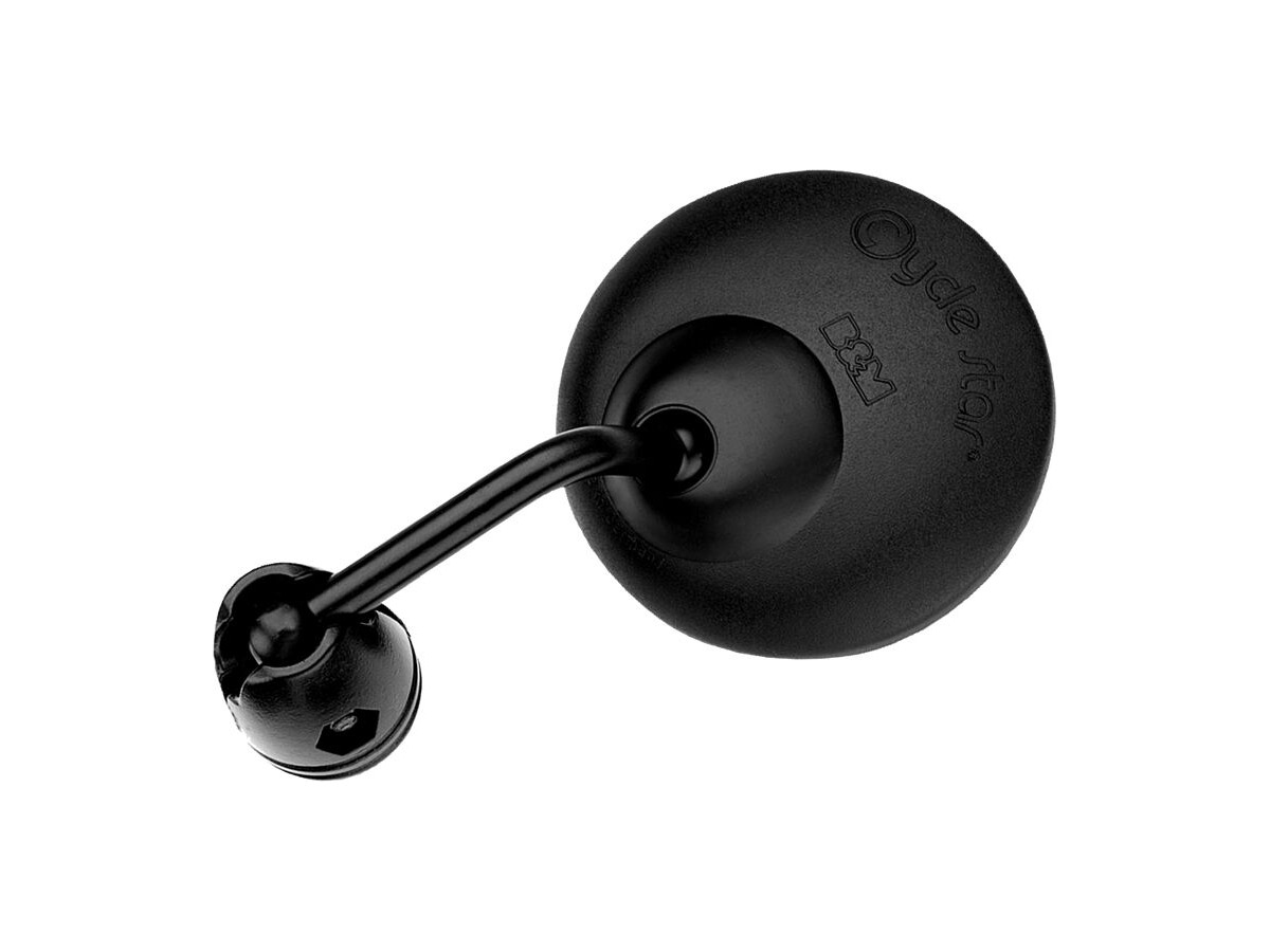 BUSCH & MULLER 60mm Mirror - Short Curved Stem click to zoom image