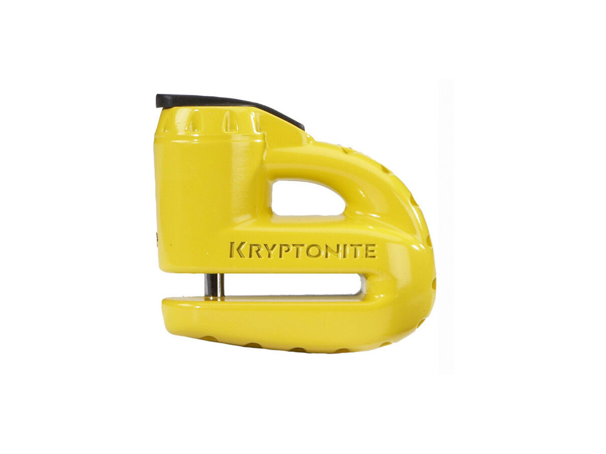 KRYPTONITE Keeper 5-S disc lock - with reminder cable - yellow click to zoom image