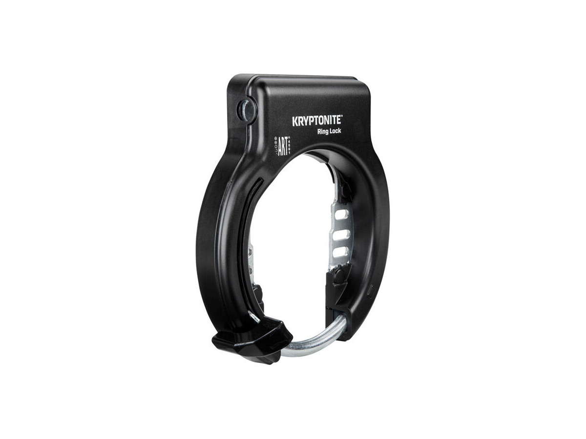 KRYPTONITE Ring Lock with plug in capability - non retractable (Sold Secure silver) click to zoom image