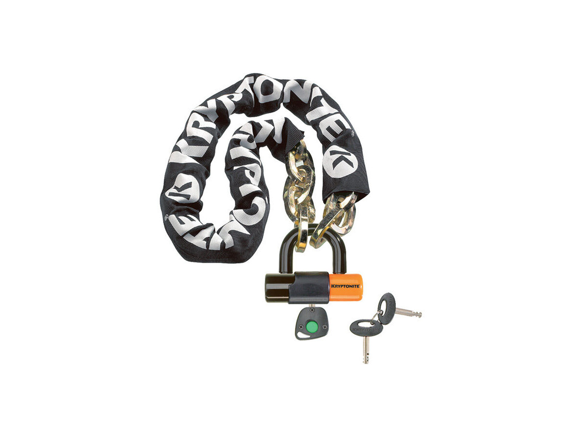KRYPTONITE New York chain with series 4 disc lock 3 feet 3 inches (100 cm) click to zoom image