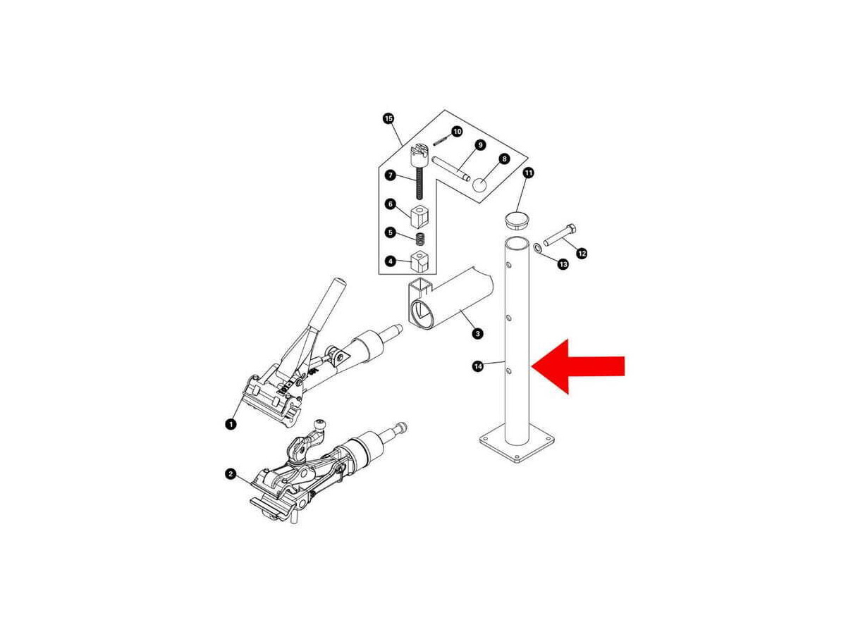 PARK 182A.2 - Bench Support for PRS-4.2-1 click to zoom image