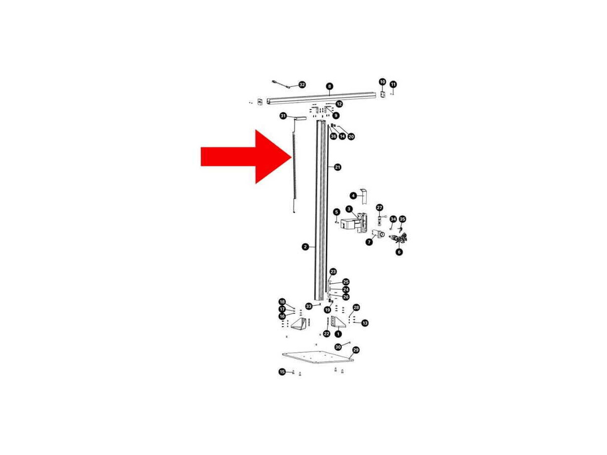 PARK 2097-A - Power Supply And Coil Cord For PRS-33/PRS-33.2 click to zoom image