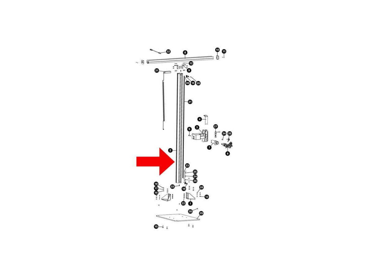 PARK 2100 - Upright for PRS-33 and PRS-33.2 click to zoom image