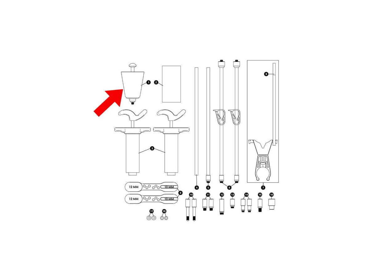 PARK 2583A - Bleed Funnel For BKM-1 click to zoom image