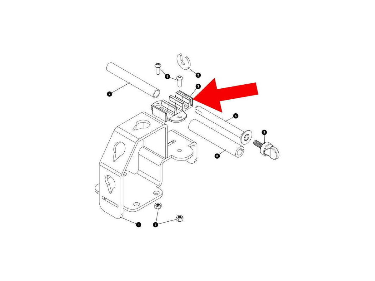 PARK Axle Clip - WH-1 click to zoom image
