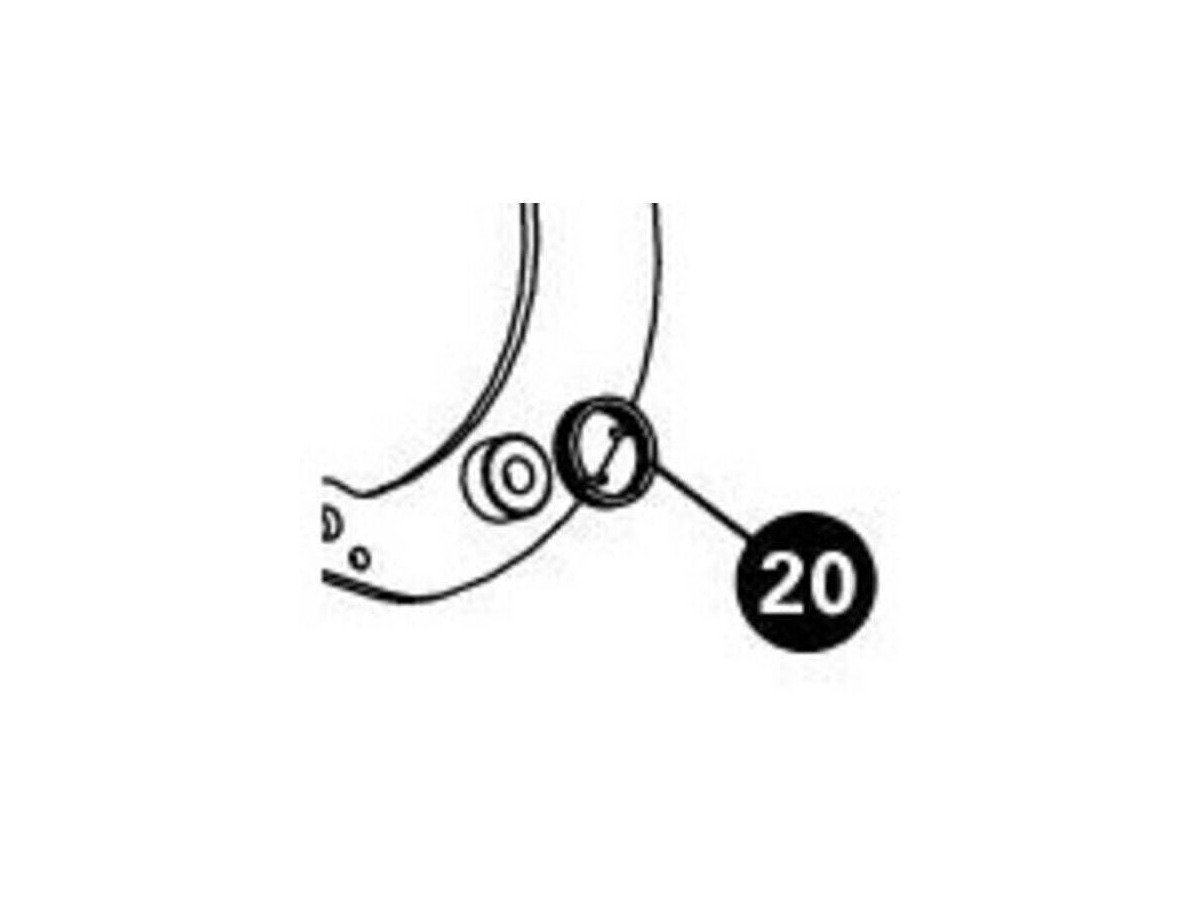 PARK 222SL - Right hand caliper spring for TS-4.2 click to zoom image