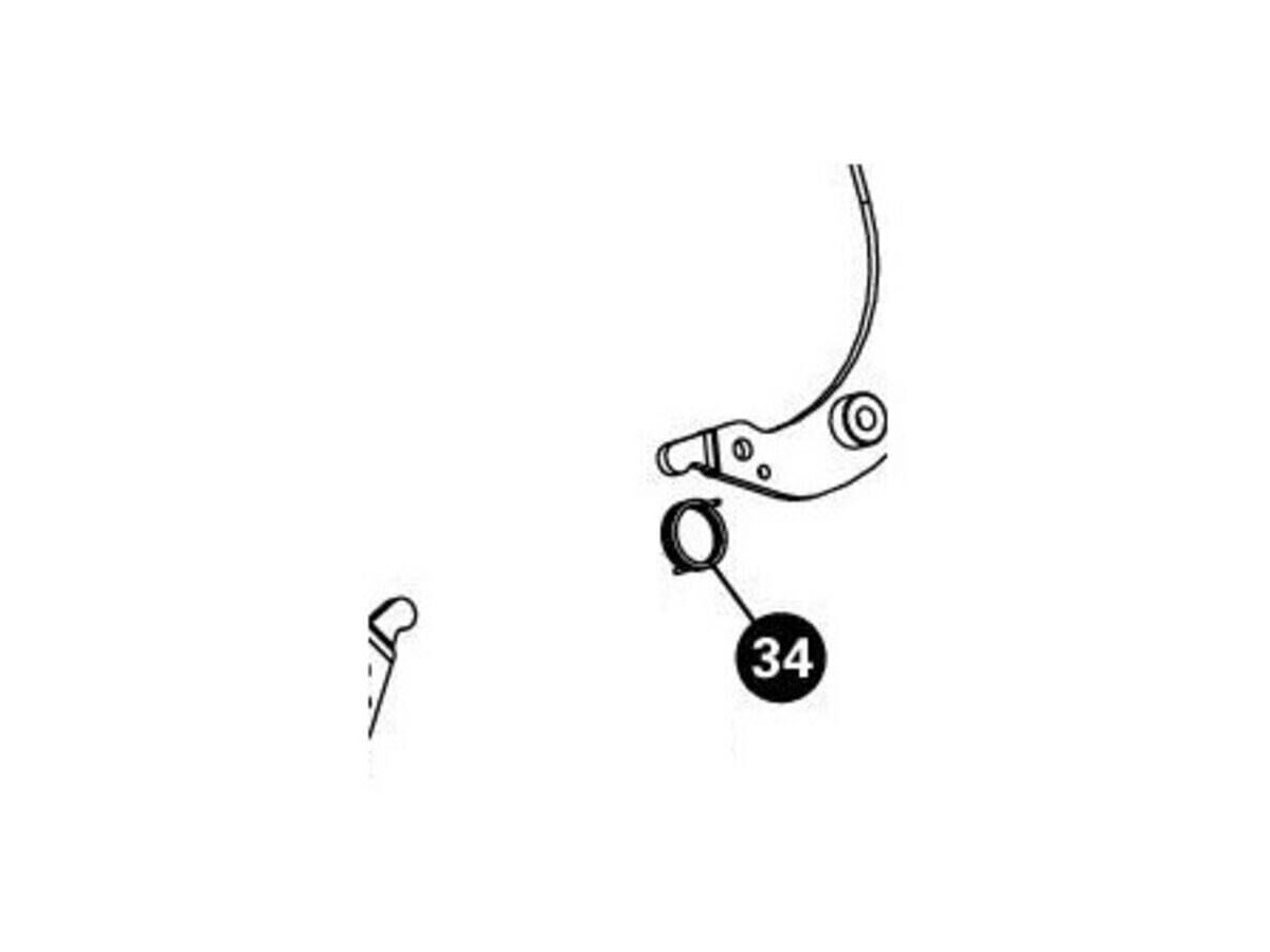 PARK 222SL - Left hand caliper spring for TS-4.2 click to zoom image