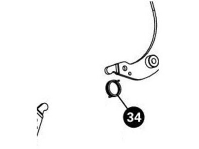 PARK 222SL - Left hand caliper spring for TS-4.2 