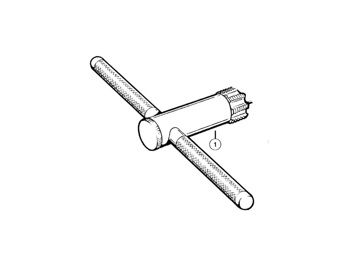 PARK 676 Handle weldment with arbour for BTS1 click to zoom image