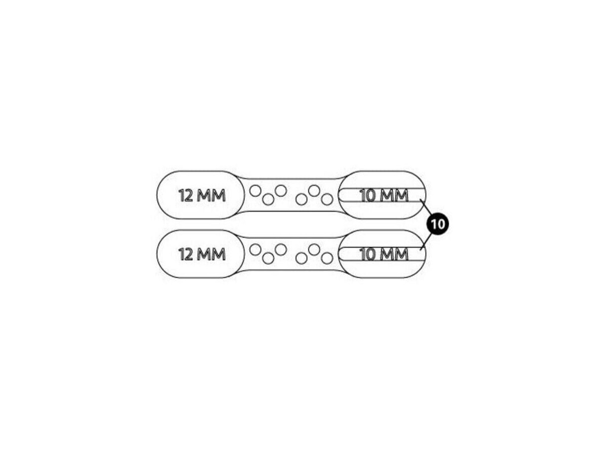 PARK 2581-2 10/12 mm Brake bleed block for BKM and BKD click to zoom image